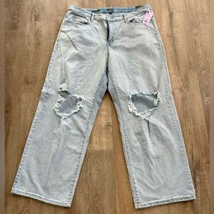 Wild Fable destroyed wide leg jeans. W17. Brand new with tags